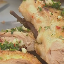 Pollo a la rana y provenzal