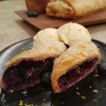 Strudel de Arándanos